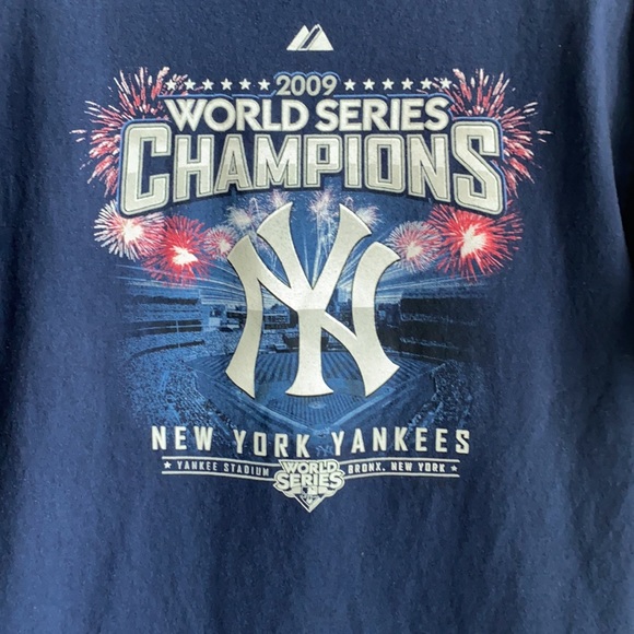 VTG 2009 World Series Champion NY Yankees tee - Picture 2 of 6
